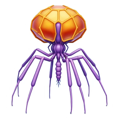 virus bacteriophage T4 sticker
