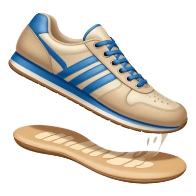  a foot wearing a sneaker pressing on the ground, leaving a visible shoe print beneath. Rounded, glossy, smooth, soft shadows, white background.


 sticker