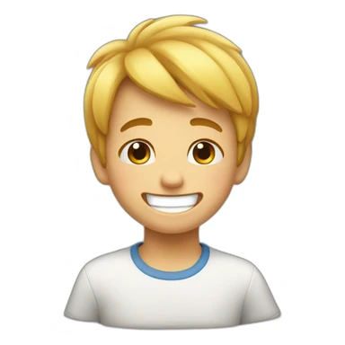 Niño riendo sticker