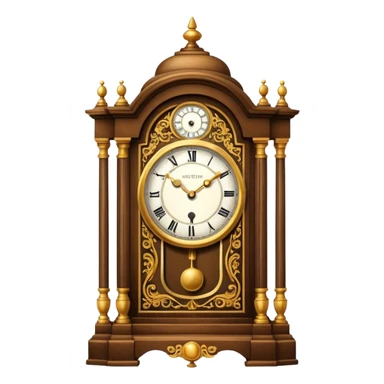 Grandfather's old clock sticker