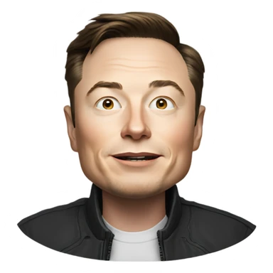Elon Musk Bitcoin Moon sticker
