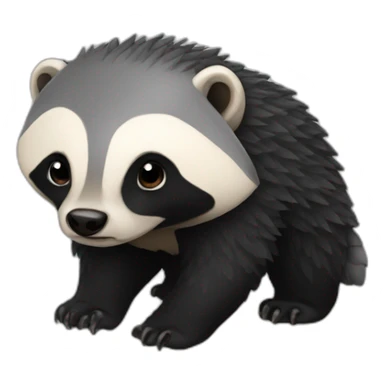 cute honeybadger sticker