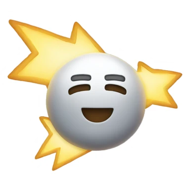 An emoji with "KT" written on it, but make it electric, with effects and motion to show it's fast. ⚡ sticker