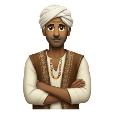 Indian man gambling  sticker