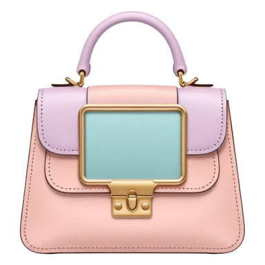 Delicate photo frame made with minature handbags
 sticker