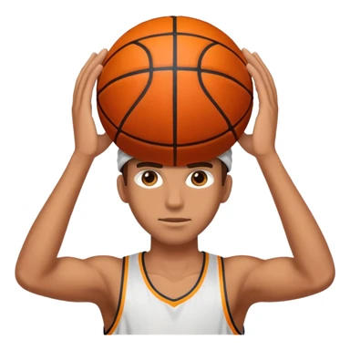 On ur head basketball sticker