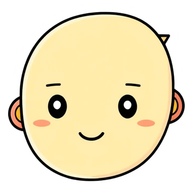 Delicious face sticker