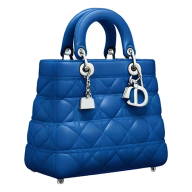 Blue lady Dior bag sticker