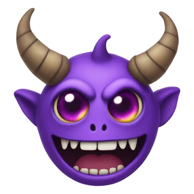 One eyed one horned flying purple people eater sticker
