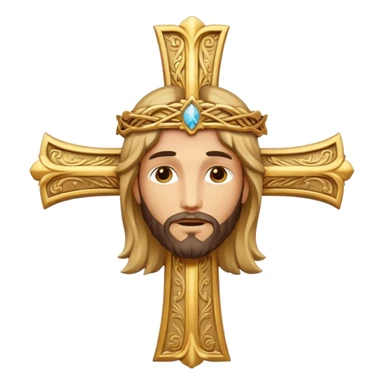 Create more catholic cross emojis sticker