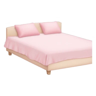 Light pink bed sticker