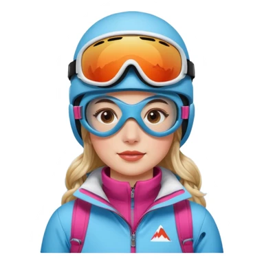 Woman Skiing, Matterhorn sticker