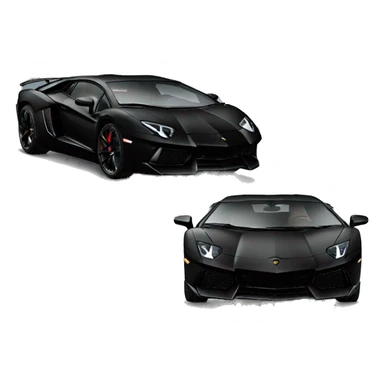 black aventador lamborghini sticker