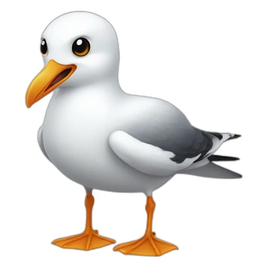Mouette sticker