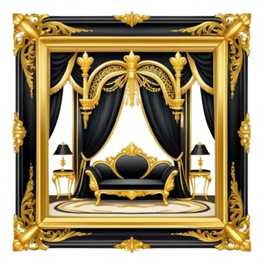 Luxurious royal expensive scenery  sticker