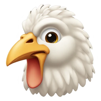 pata de gallina tres dedo sticker