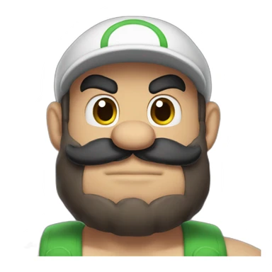 Buff Mario buff luigi muslim sticker