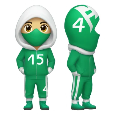 Squid game player 456 sticker