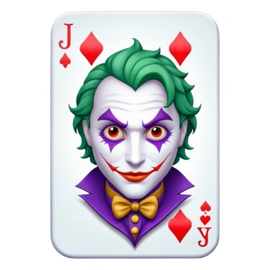joker's card sticker