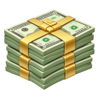 Money stacks sticker