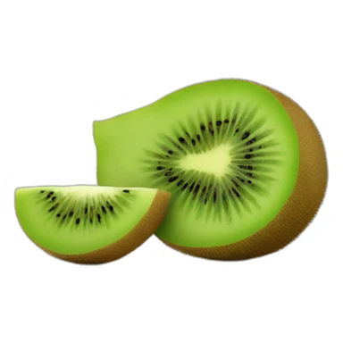 Kiwi fruit and kiwi bird sticker