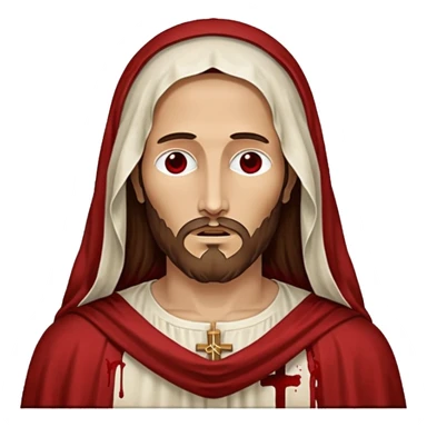 The burial shroud of jesus sticker