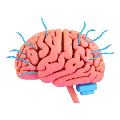 brain electric sticker