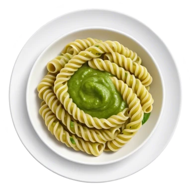 Fusiló pesto pasta sticker