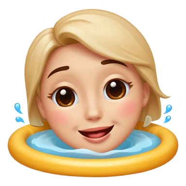 A single emoji that's feeling a whirlpool of happiness. Blushing and feeling in love. Grinning and smiling and making a kissy face. Something sweet and perfect to send to someone you love. Not a familiar love something deep and profound. Something unique. sticker