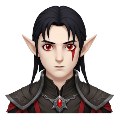 ESO male dark elf sticker
