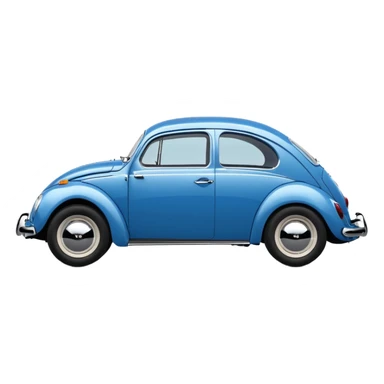 volkswagen coccinelle side vuew  sticker