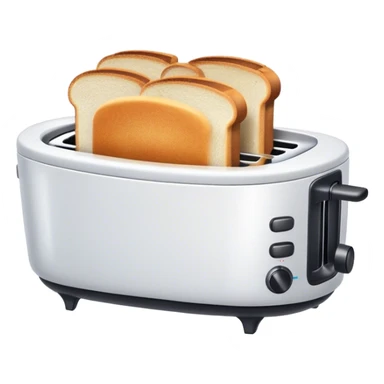 Toaster in a bathtub sticker