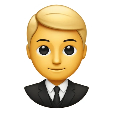 create a founder mode emoji to show how to be a manager, not a human. no a human or robot, more about the idea of a founder in the abstract. 

 sticker