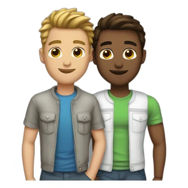 boyfriend love couple gay men sticker