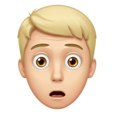 Un mec qui est très choqué  sticker