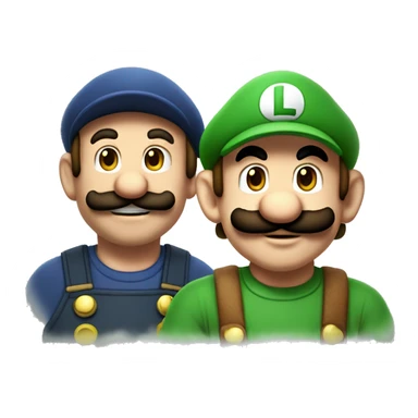 mario and luigi sticker