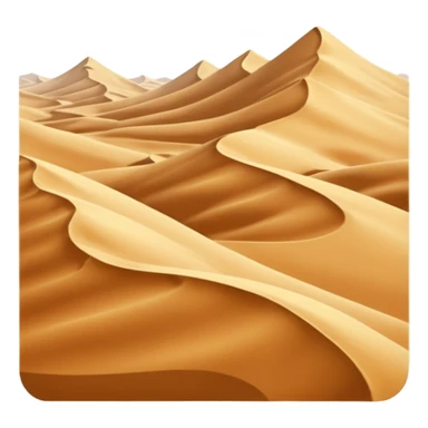 desert dunes scene. sticker