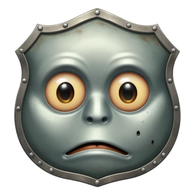 you know the emoji "sadge". i want a shield with that same expression and face :shieldge: like a sad shield but it needs to be sad not smiling
and eyes/etc need to look like the pepe sad sticker