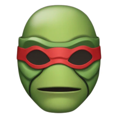 Ninja turtle red mask sticker