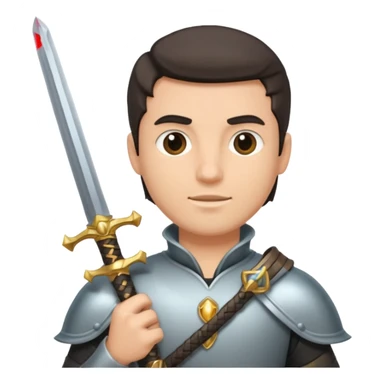 manico di una spada ma senza lama, c’è solo un po’ di lama ma è poca  sticker