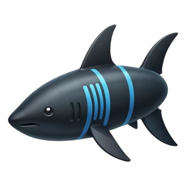 The underwater fin sticker