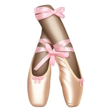 ballerina pointe shoe sticker