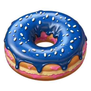 yaban mersini donut sticker