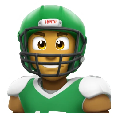 Bowser in football pads sticker