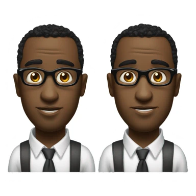 P Diddy with glasses ￼ sticker