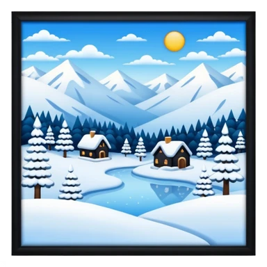 Winter wonderland sticker