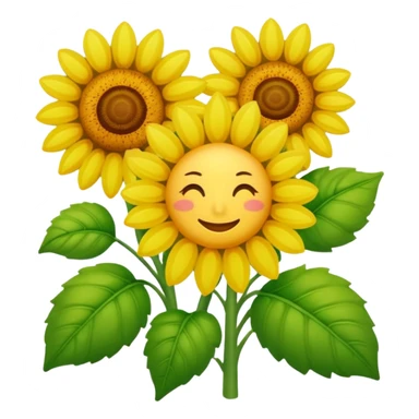 sonnenblumenstrauch mit ok zeichen ohne personen sticker