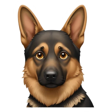 A german Shepherd dog sticker