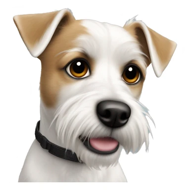Jack Russel cross Maltese  sticker