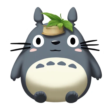 Totoro the main character of the movie of the Studio Ghibli “My Neighbor Totoro” sticker